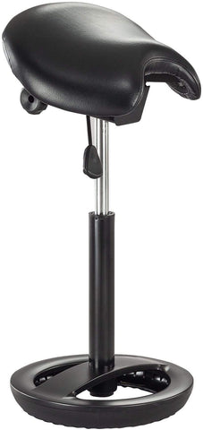 Safco Twixt Saddle Seat Stool, Extended-Height [3006] Safco Black Vinyl Drafting Chair 3006BV