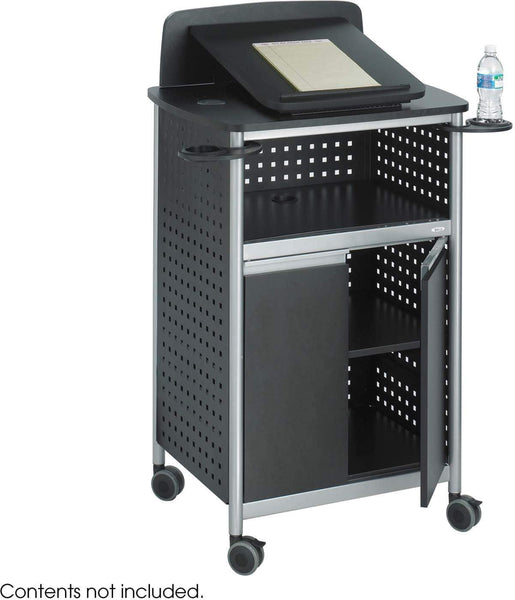 Scoot™ Multi-Purpose Lectern Presentation Stand Black [8922BL] Safco Lectern 8922BL