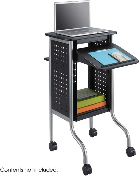 Scoot™ Presentation Projector Cart Black [8945BL] Safco Projector Cart 8945BL