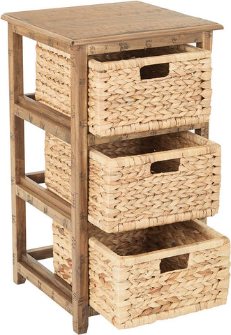 Sheridan 3-Drawer Storage in Distressed Toffee [SH4513-DT] Office Star Storage Unit SH4513-DT