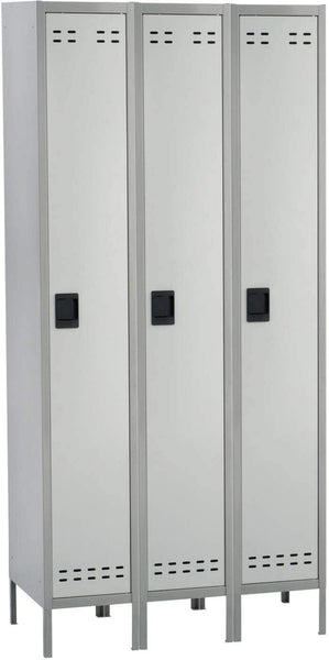 Single Tier Locker 3 Column [5525] Safco Gray Office Lockers 5525GR