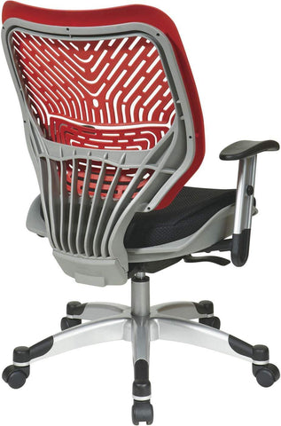 Space Seating® Cosmo SpaceFlex® Raven Mesh Managers Chair [86-M39C625R] Office Star Mesh Chair 86-M39C625R