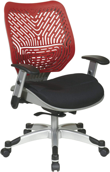 Space Seating® Cosmo SpaceFlex® Raven Mesh Managers Chair [86-M39C625R] Office Star Mesh Chair 86-M39C625R