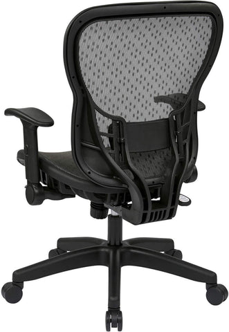 Space Seating® Deluxe R2 SpaceGrid® Chair with Flip Arms [529-R22N1F2] Office Star Mesh Chair 529-R22N1F2