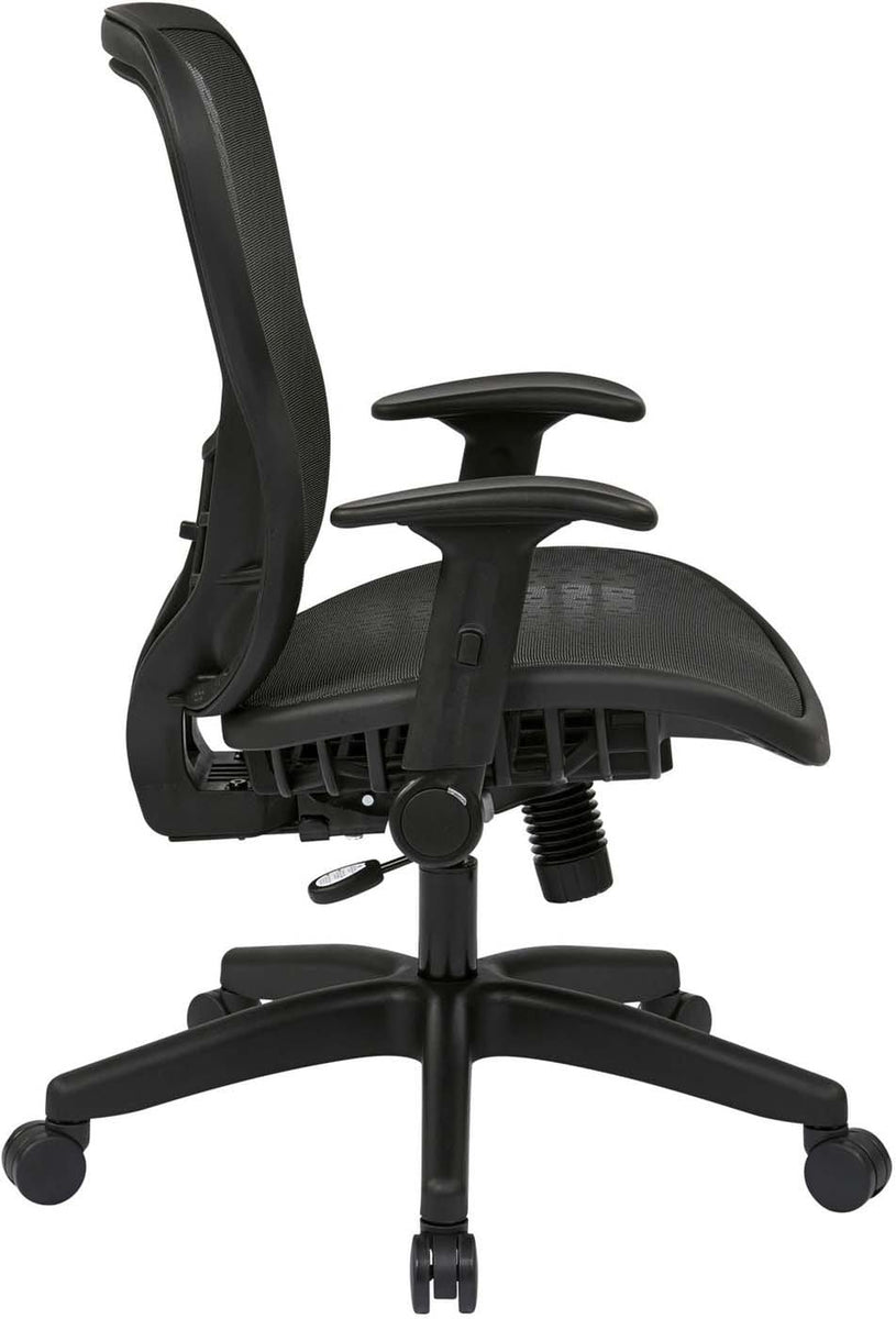 Space Seating® Deluxe R2 SpaceGrid® Chair with Flip Arms [529R-R22N1F2 ...