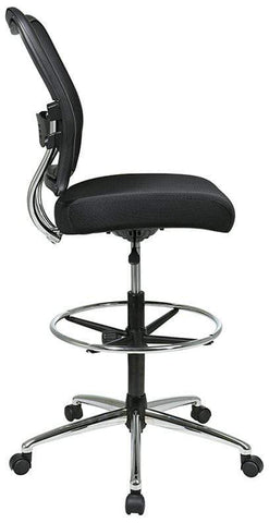 Space Seating Drafting Stool Counter Height Mesh Back [13-37P500D] Office Star Mesh Chair