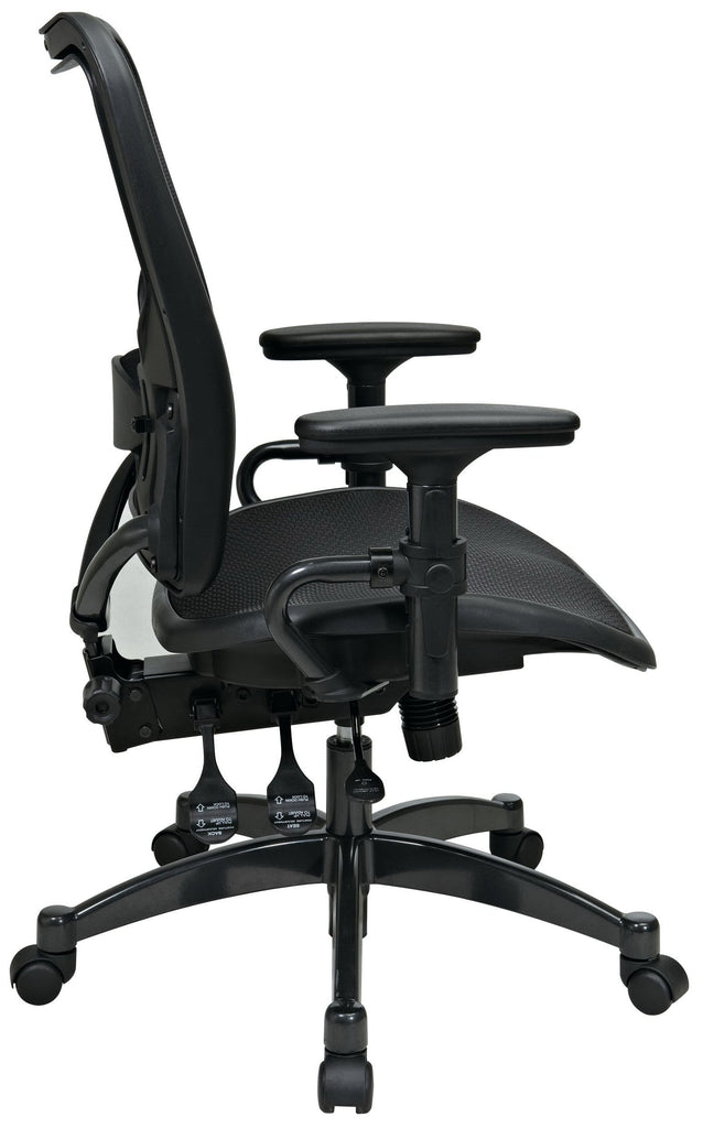 Space Seating Dual Function Ergonomic Mesh AirGrid Chair [6236