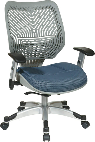 Space Seating® Fog SpaceFlex® Raven Mesh Managers Chair [86-M74C625R] Office Star Mesh Chair 86-M74C625R