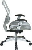 Space Seating® Ice SpaceFlex® Shadow Mesh Managers Chair [86-M22C625R] Office Star Mesh Chair 86-M22C625R