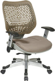 Space Seating® Latte SpaceFlex® Raven Mesh Managers Chair [86-M88C625R] Office Star Mesh Chair 86-M88C625R
