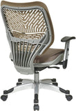 Space Seating® Latte SpaceFlex® Raven Mesh Managers Chair [86-M88C625R] Office Star Mesh Chair 86-M88C625R