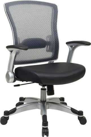 Space Seating® Professional Light AirGrid Chair with Memory Foam [317-ME36C61F6] Office Star Mesh Chair 317-ME36C61F6