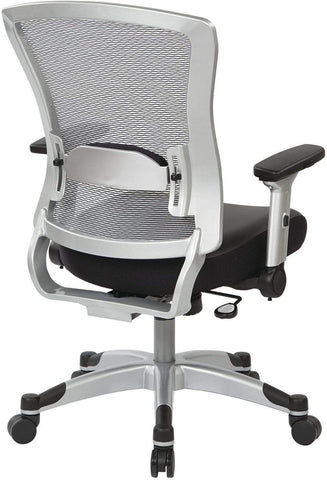Space Seating® Professional Light AirGrid Chair with Memory Foam [317-ME36C61F6] Office Star Mesh Chair 317-ME36C61F6