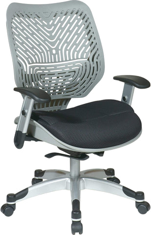 Space Seating® SpaceFlex® Fog Raven Mesh Managers Chair [86-M34C625R] Office Star Mesh Chair 86-M34C625R