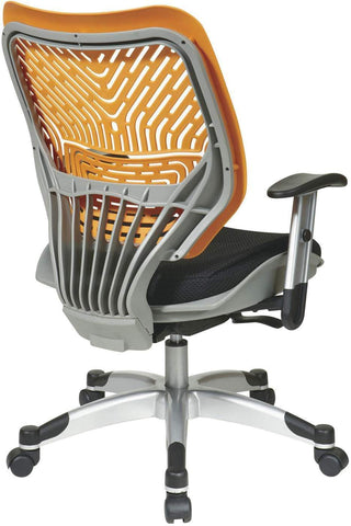 Space Seating® Tang SpaceFlex® Raven Mesh Managers Chair [86-M35C625R] Office Star Mesh Chair 86-M35C625R