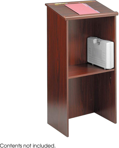 Stand-Up Lectern Cherry and Mahogany [8915CY] Safco Mahogany Lectern 8915MH