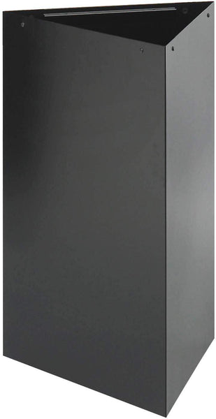 Trifecta® Recycling Trash Can Base 30"H 17 Gallon Black [9551BL] Safco Waste Receptacle 9551BL