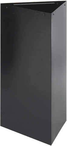 Trifecta® Recycling Trash Can Base 34"H 19 Gallon Black [9552BL] Safco Waste Receptacle 9552BL