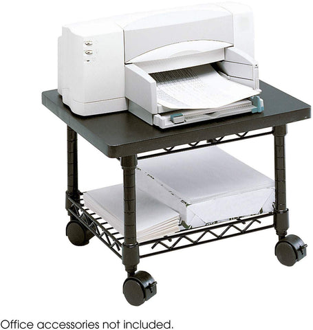 Underdesk Printer / Fax Stand [5206] Safco Black Machine Stand 5206BL