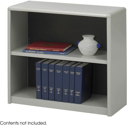 ValueMate® Economy Bookcase 2 Shelf [7170] Safco Gray Bookcase 7170GR