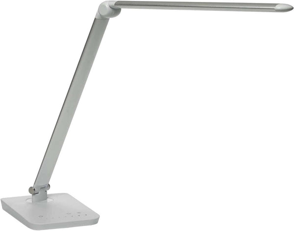 Vamp™ LED Lamp USB Port [1001] Safco Silver Desk Lamp 1001SL