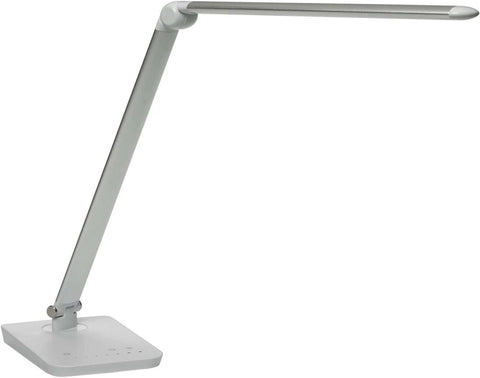 Vamp™ LED Lamp USB Port [1001] Safco Silver Desk Lamp 1001SL