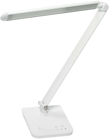 Vamp™ LED Lamp USB Port [1001] Safco White Desk Lamp 1001WH