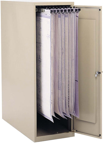 Vertical Storage Cabinet Small For 18" and 24" Hanging Clamps [5040] Safco Vertical File Cabinet 5040