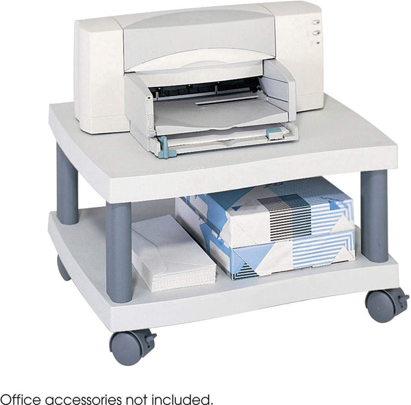 Wave Underdesk Printer Stand Gray [1861GR] Safco Machine Stand 1861GR
