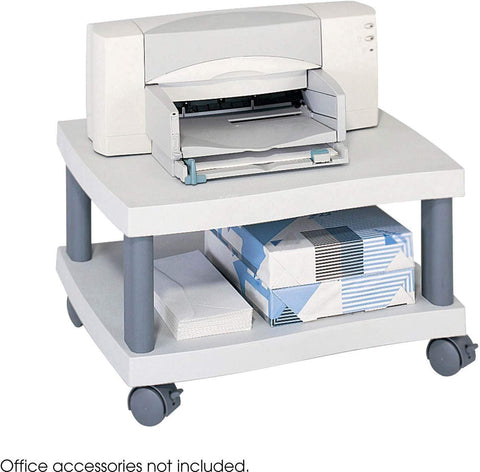 Wave Underdesk Printer Stand Gray [1861GR] Safco Machine Stand 1861GR