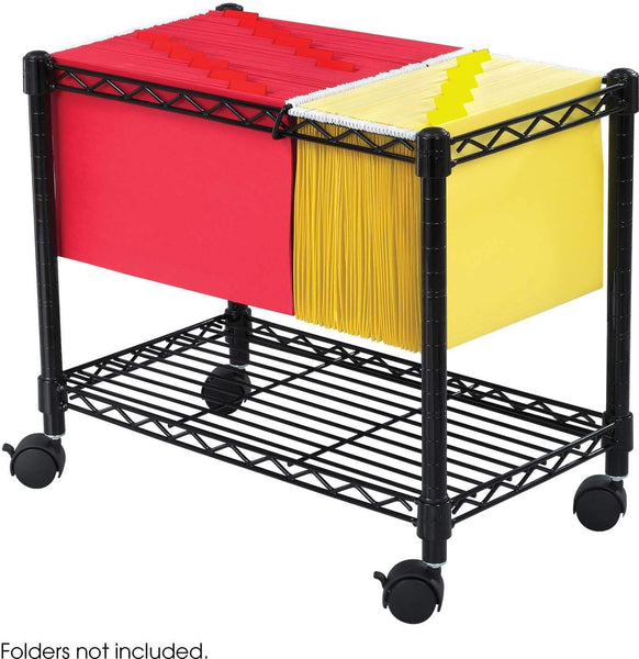 Wire Mobile File [5201] Safco Black File Cabinet 5201BL