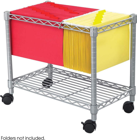 Wire Mobile File [5201] Safco Metallic Gray File Cabinet 5201GR