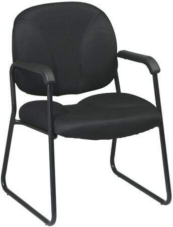 Work Smart Contoured Sled Base Reception Chair [EX3302] Office Star Guest Chair EX3302-231