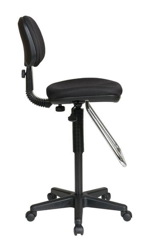 Work Smart Drafting Stool with Teardrop Footrest [DC430] Office Star Drafting Chair DC430-231
