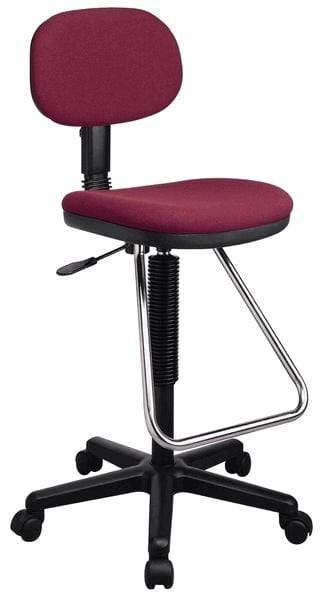 Office Star Economical Chair with Chrome Teardrop Footrest