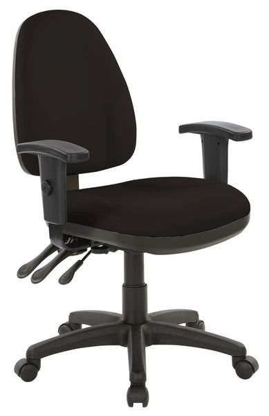 Work Smart Dual Function Ergonomic Office Task Chair [36420] Office Star Home Office Chair 36420-231