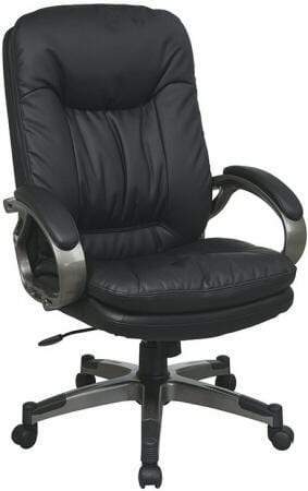Work Smart Eco-Leather Executive Office Chair [ECH83507] Office Star Leather Office Chair ECH83507-EC3