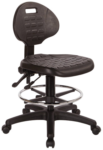 Work Smart Intermediate Height Industrial Lab Chair [KH570] Office Star Drafting Chair