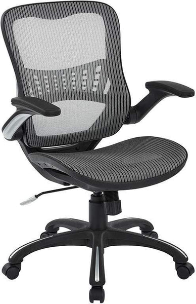 Work Smart™ Mesh Manager’s Chair in Grey [69906-2] Office Star Mesh Chair 69906-2