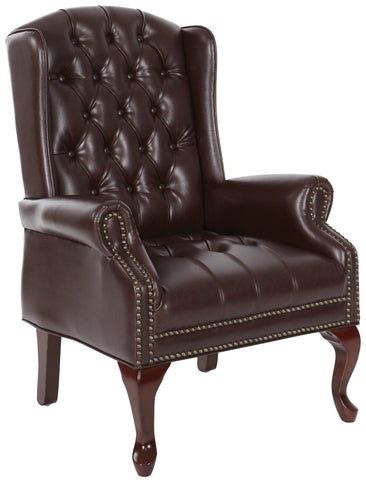 Work Smart Queen Ann Traditional Accent Chair [TEX234] Office Star Executive Chair TEX234-JT4
