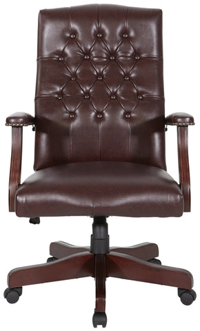 Work Smart Traditional Executive Chair with Padded Arms [TEX232] Office Star Executive Chair TEX232-JT4