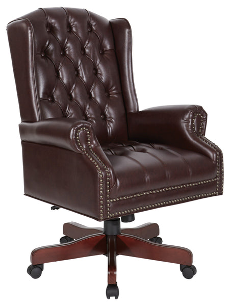 Work Smart Traditional Wingback Judges Chair [TEX220] Office Star TEX220-JT4