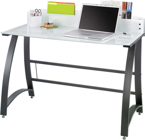 Xpressions™ Computer Desk 47" Tempered Glass [1938TG] Safco Computer Desk 1938TG