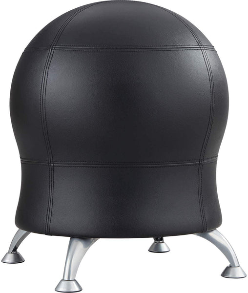 Zenergy™ Ball Chair Black Vinyl [4751BV] Safco Task Chair 4751BV